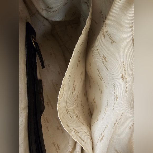 Juicy Couture Handbag Sachel Quilted Black EUC - Picture 7 of 16